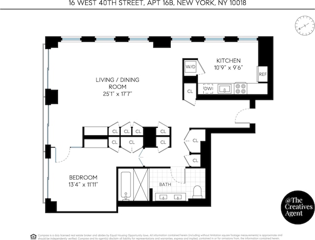 16 W 40th St Unit 16B, New York City, NY 10018 - room layout