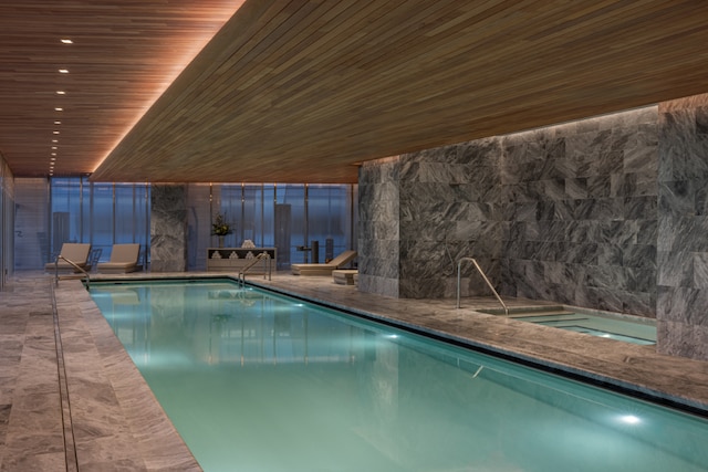 view of indoor pool