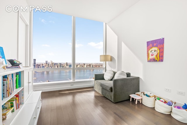 111 Murray St Unit 44W, New York City, NY 10007 - living area featuring wood finished floors
