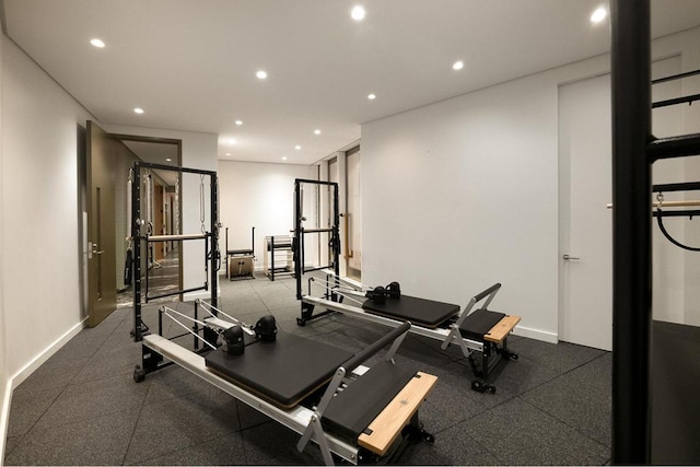 view of workout room