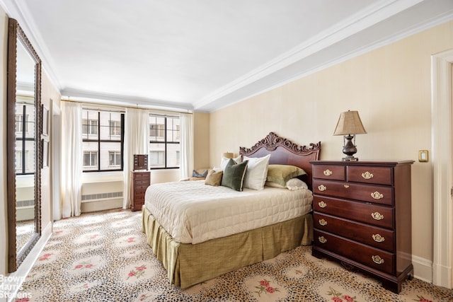 485 Park Ave Unit 4B, New York City, NY 10022 - bedroom with crown molding