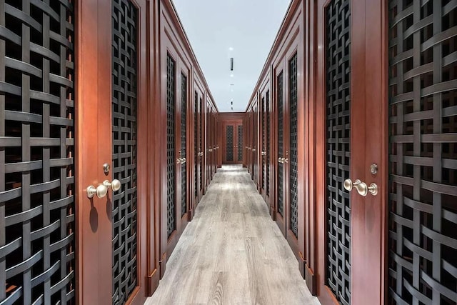 interior space featuring light hardwood / wood-style floors