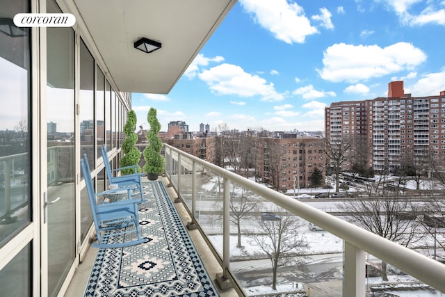 640 W 237th St Unit 7B, New York City, NY 10463 - balcony with a city view