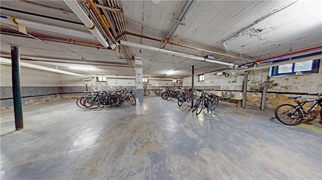 garage featuring bike storage