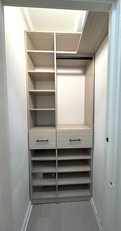 view of closet