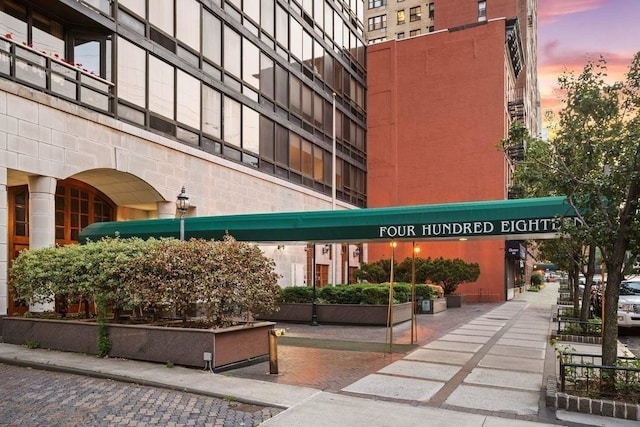 view of property