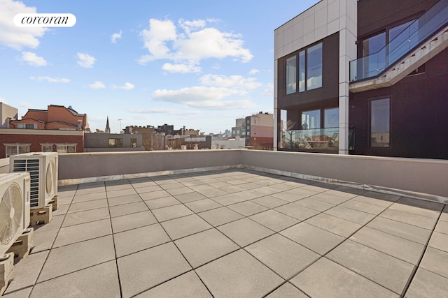 view of patio / terrace featuring ac unit