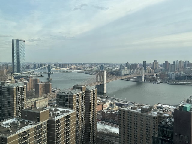 130 William St Unit 33C, New York City, NY 10038 - view of city with a notable bridge and a large body of water