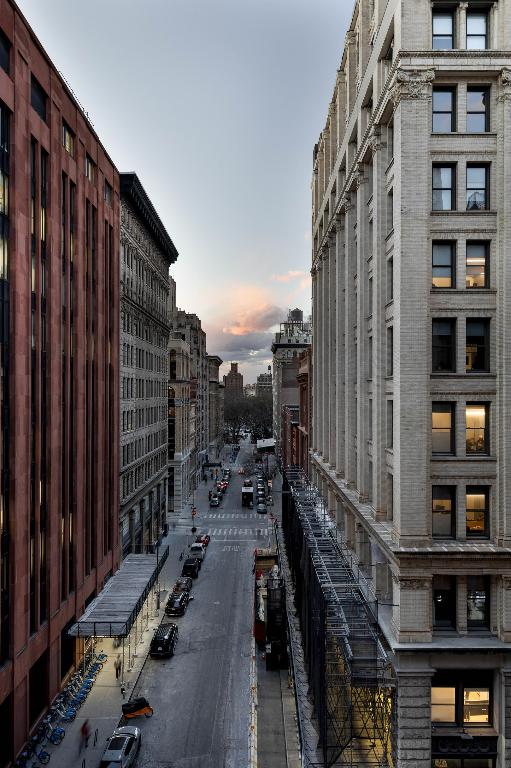 view of street featuring a city view