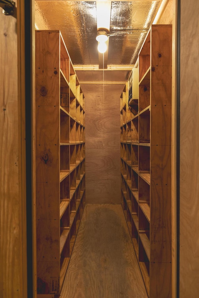 view of wine area