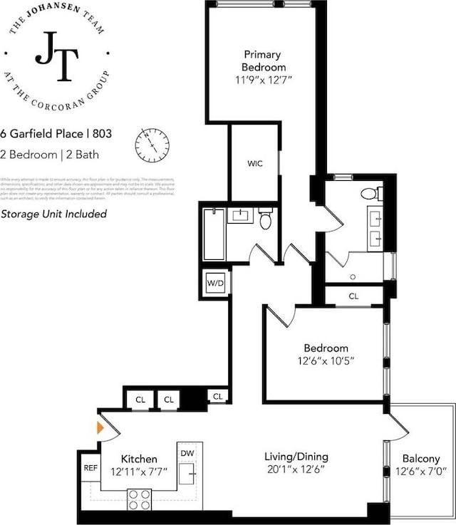 269 4th Ave Unit 803, New York City, NY 11215 - room layout