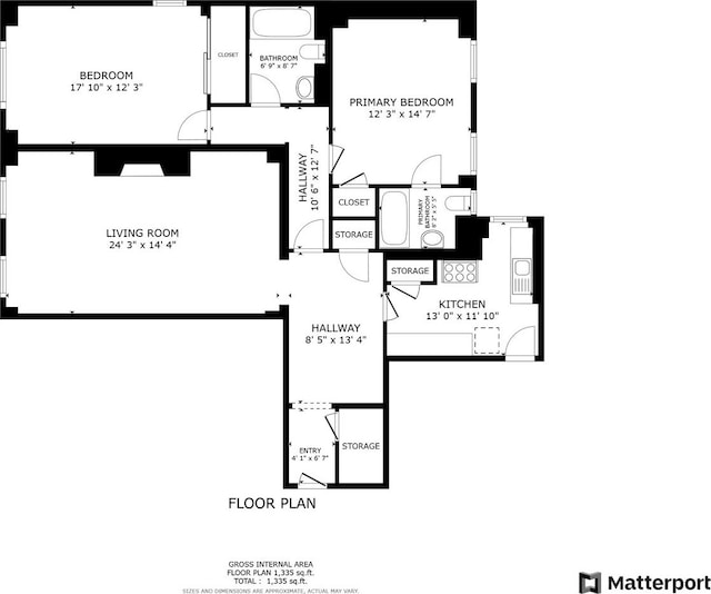 12 E 88th St Unit 9C, New York City, NY 10128 - view of floor plan / room layout