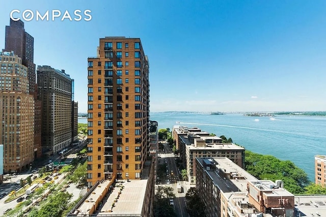 200 Rector Pl Unit 26B, New York City, NY 10280 - water view featuring nearby urban area