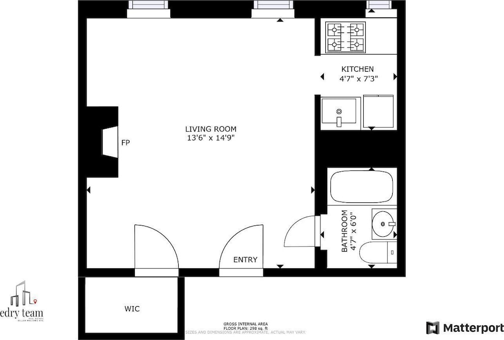 living area with a healthy amount of sunlight and wood finished floors