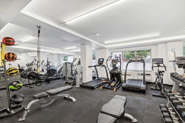 view of exercise room