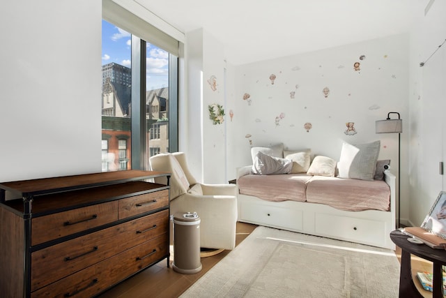 150 Rivington St Unit 5F, New York City, NY 10002 - bedroom featuring dark wood finished floors