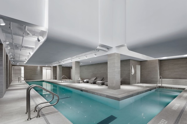 88 Lexington Ave Unit 505, New York City, NY 10016 - indoor pool with ornate columns