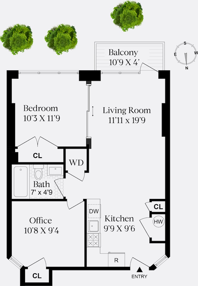 view of layout