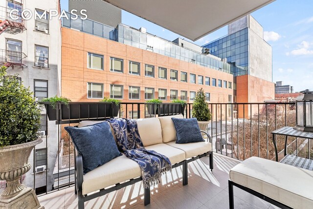 balcony with outdoor lounge area