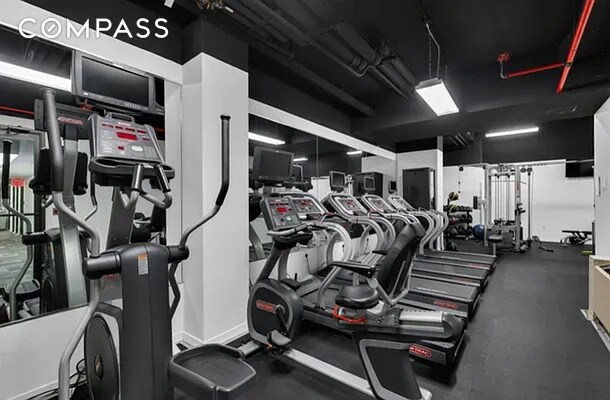 540 W 49th St Unit 406N, New York City, NY 10019 - view of workout area