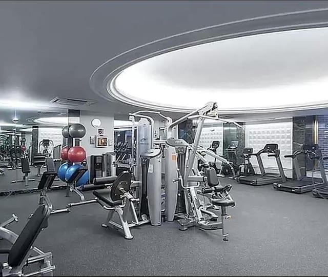 view of workout area