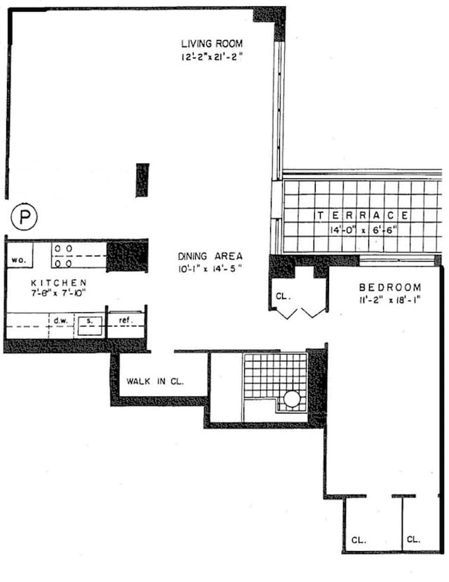 3333 Henry Hudson Pkwy Unit 23P, New York City, NY 10463 - property floor plan