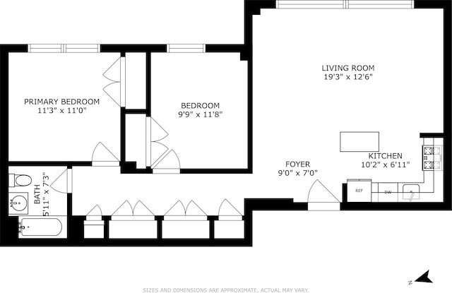 view of layout