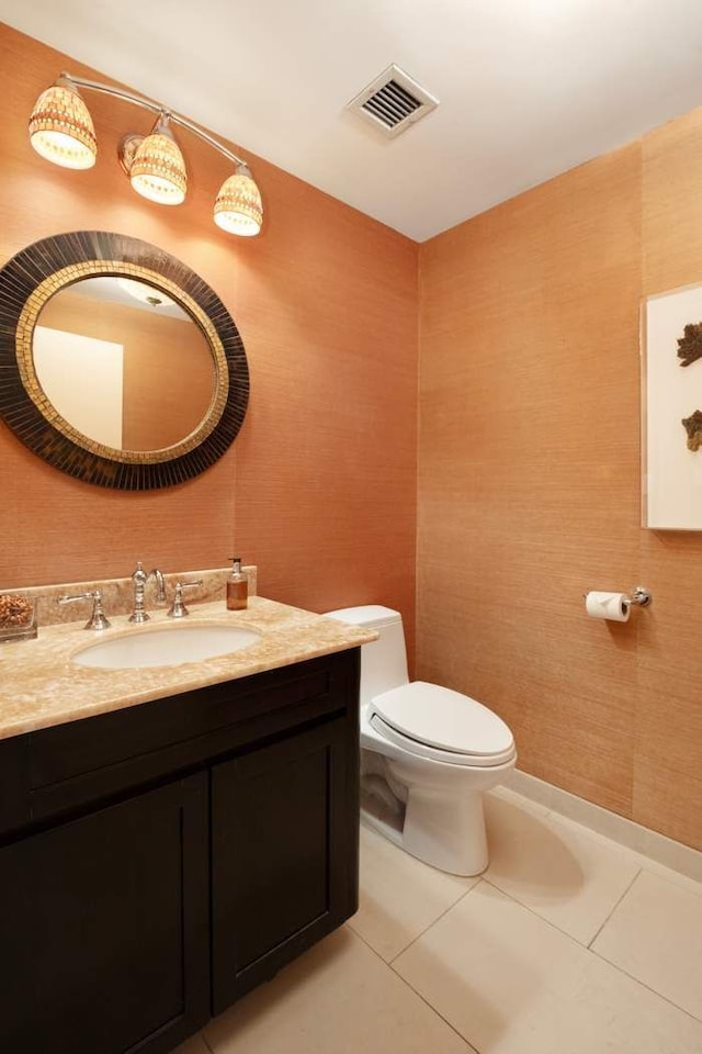 28 Laight St Unit 6Ab, New York City, NY 10013 - bathroom featuring vanity, tile patterned floors, and toilet