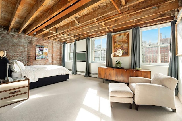 28 Laight St Unit 6Ab, New York City, NY 10013 - bedroom featuring brick wall and carpet