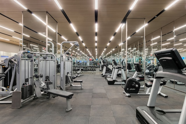 view of exercise room