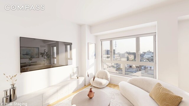 living room featuring wood finished floors