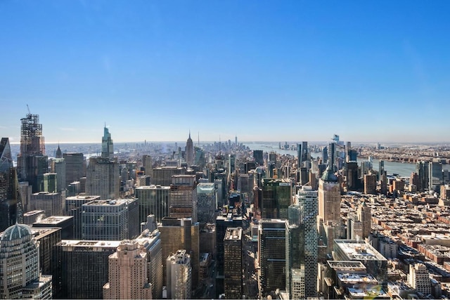 view of city featuring a water view