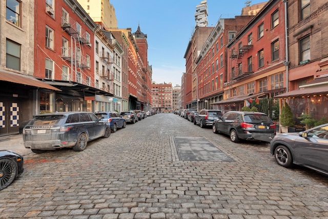 view of street featuring street lighting