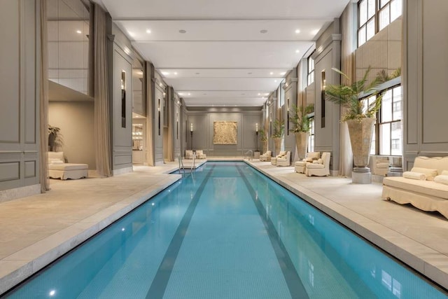 view of indoor pool