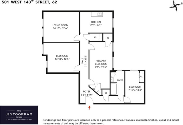 501 W 143rd St Unit 62, New York City, NY 10031 - full bathroom featuring tile patterned floors, toilet, and shower / bathtub combination