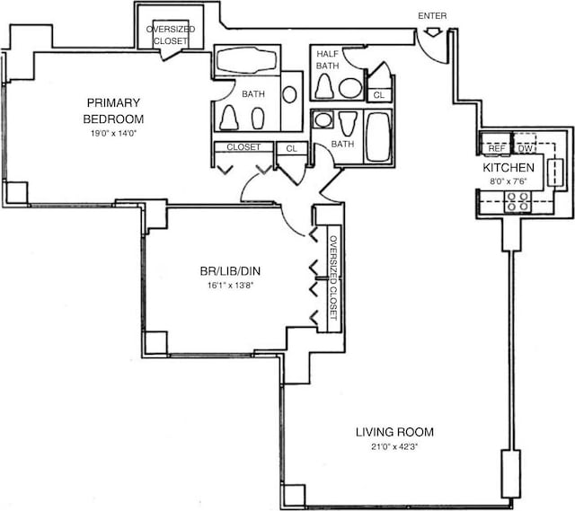 721 5th Ave Unit 37A, New York City, NY 10022 - view of layout