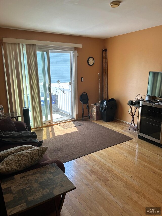 717 Annadale Rd, New York City, NY 10312 - living room featuring wood finished floors and baseboards
