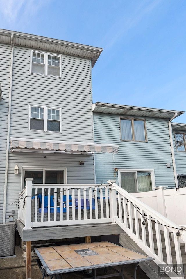 717 Annadale Rd, New York City, NY 10312 - rear view of house featuring central air condition unit