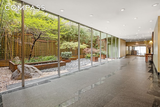 view of community lobby