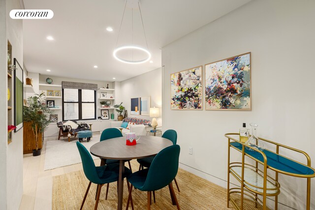 12 W 72nd St Unit 3Kl, New York City, NY 10023 - dining room featuring recessed lighting