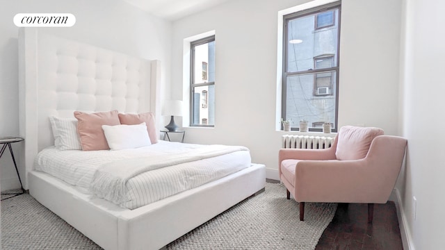 24-75 38th St Unit C2, New York City, NY 11103 - bedroom with radiator and baseboards