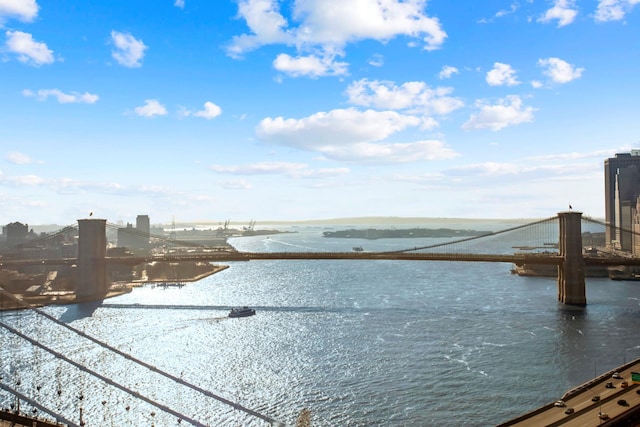 250 S St S Unit 27M, New York City, NY 10002 - water view with a notable bridge
