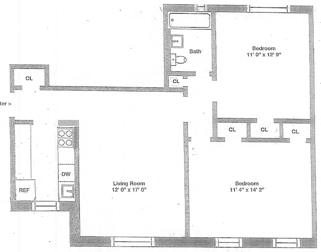 37 Nagle Ave Unit 1-C, New York City, NY 10040 - view of home floor plan