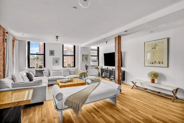 264 Water St Unit 5B, New York City, NY 10038 - living area with light wood-style floors