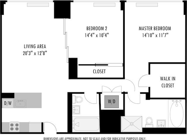 100 Riverside Blvd Unit 7-H, New York City, NY 10069 - room layout
