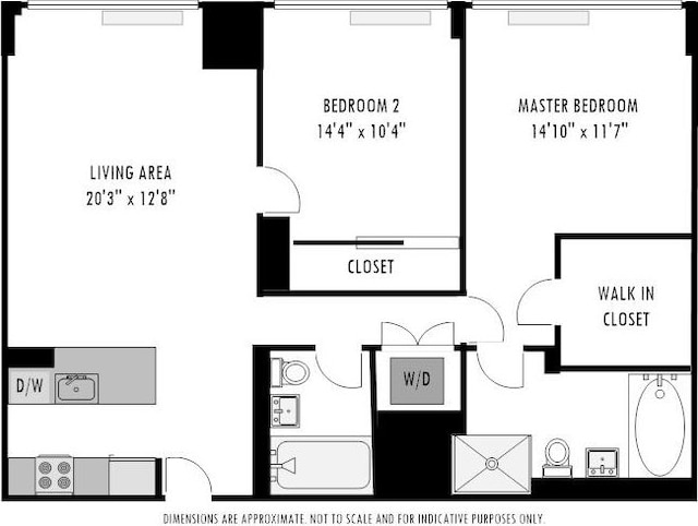 100 Riverside Blvd Unit 7-H, New York City, NY 10069 - home floor plan