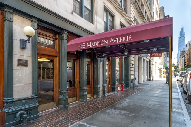 66 Madison Ave Unit 1A, New York City, NY 10016 - view of exterior entry with a view of city