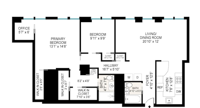 66 Madison Ave Unit 1A, New York City, NY 10016 - home floor plan