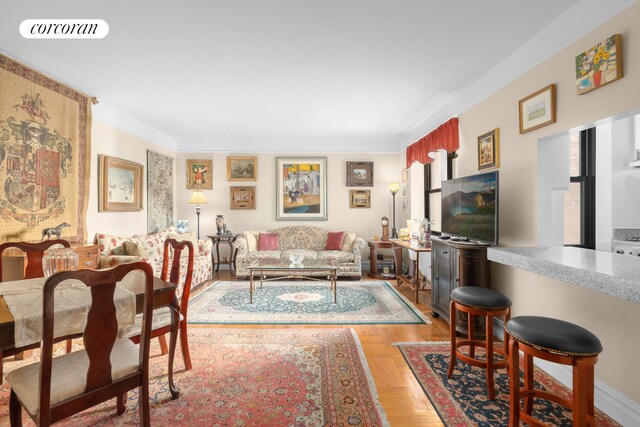 402 E 74th St Unit 4D, New York City, NY 10021 - living room with visible vents