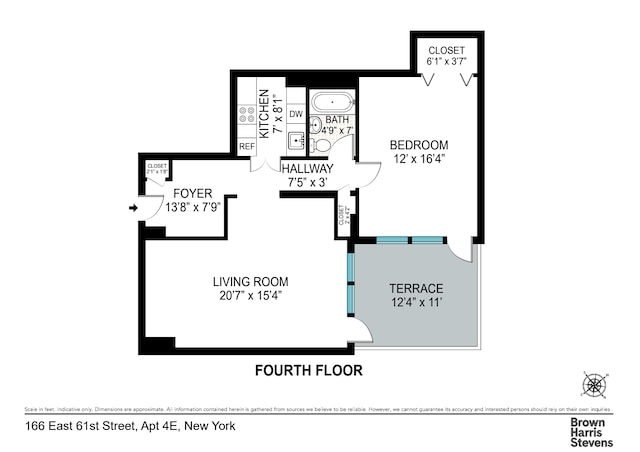 166 E 61st St Unit 4E, New York City, NY 10065 - property floor plan